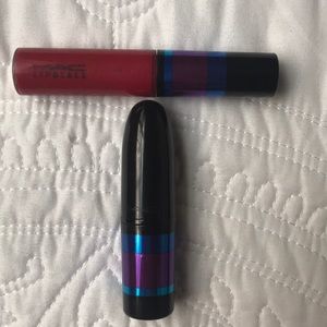 MAC lipstick & lipgloss duo (similar color)
